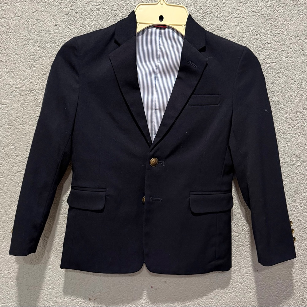 Nautica Boys Navy Blazer with Brass Buttons